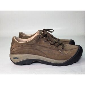 Keen Toyah Shoes Women's Size 9 EU 39.5 Brown Leather Hiking Walking Sneakers